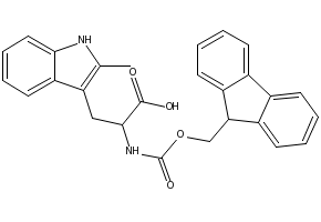 Structue of Fmoc-D-2-Me-Trp CAS 196808-79-4
