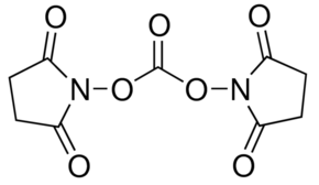Structure of N,N'-Disuccinimidyl carbonate CAS 74124-79-1