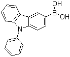 Structure of (9-Phenyl-9H-carbazol-3-yl)boronic acid CAS 854952-58-2