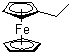 Structure of Ethylferrocene CAS 1273-89-8