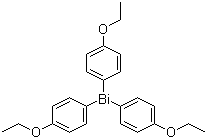 Structure of Tris(4-ethoxyphenyl)bismuthine CAS 90591-48-3
