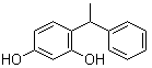 Structure of 4-(1-Phenylethyl)benzene-1,3-diol CAS 85-27-8