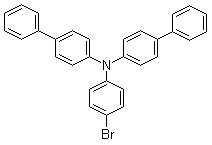structure of N-(4-Bromophenyl)-N,N-bis(1,1'-biphenyl-4-yl)amine CAS 499128-71-1