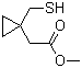 structure of Methyl 1-(Mercaptomethyl)cyclopropaneacetate CAS 152922-73-1
