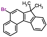 structure of 5-Bromo-7,7-dimethyl-7H-benzo[c]fluorene CAS 954137-48-5