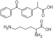 structure of Ketoprofen lysinate CAS 57469-78-0