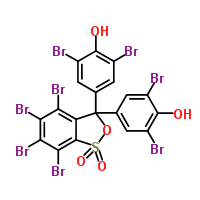 structure of Tetrabromophenol Blue CAS 4430-25-5