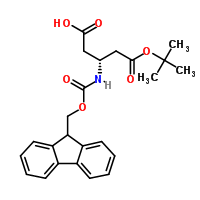 Fmoc-beta-HoAsp(OtBu)-OH CAS 209252-17-5 structure