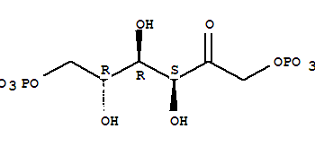 structure of Fructose-1,6-Diphosphate Sodium CAS 488-69-7
