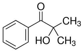 structure of 2-Hydroxy-2-methylpropiophenone CAS 7473-98-5