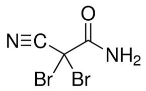 structure of 2,2-Dibromo-2-cyanoacetamide CAS 10222-01-2