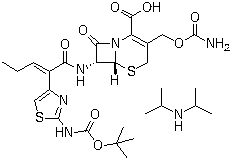 structure of BCNIntermediateofCefcapene CAS 153012-37-4