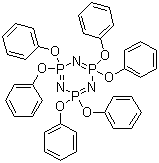 structure of Phenoxycycloposphazene CAS 1184-10-7