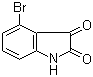 structure of 4-Bromoisatin CAS 20780-72-7