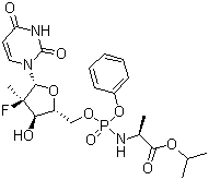 structure of Sofosbuvir CAS 1190307-88-0