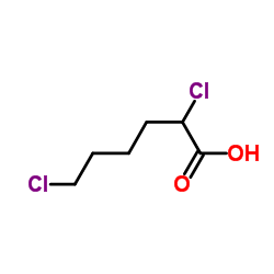 structure of 2,6-Dichlorohexanoic acid CAS 5077-75-8