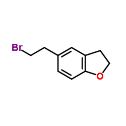 structure of 5-(2-Bromoethyl)-2,3-dihydrobenzofuran CAS 127264-14-6