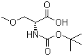 structure of Boc-O-Methyl-D-serine CAS 86123-95-7