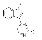 Structure of 3-(2-Chloro-4-pyrimidinyl)-1-methyl-1H-indole CAS 1032452-86-0