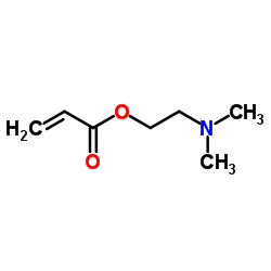 Structure of Dimethylaminoethyl acrylate CAS 2439-35-2