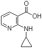 Structure of 2-Cyclopropylaminonicotinic acid CAS 639807-18-4