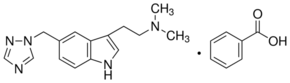 Structure of Rizatriptanbenzoate CAS 145202-66-0