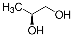 Structure of (S)-(+)-propylene glycerol CAS 4254-15-3