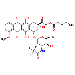 Structure of Valrubicin CAS 56124-62-0