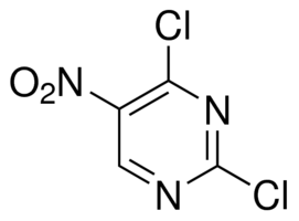 Structure of 2,4-dichloro-5-nitropyrimidine CAS 49845-33-2