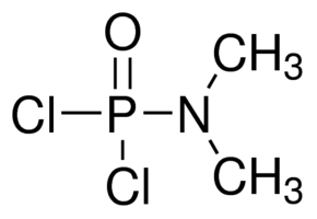 Structure of N,N-Dimethylphosphoramic dichloride CAS 677-43-0