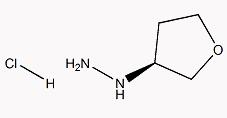 Structure of (S)-(tetrahydrofuran-3-yl)hydrazine hydrochloride CAS 1364632-45-0