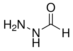 Structure of Formylhydrazine CAS 624-84-0