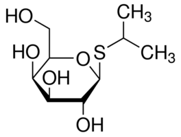 Structure of Isopropyl-beta-D-thiogalactopyranoside CAS 367-93-1