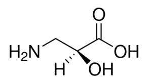 Structure of L-Isoserine CAS 632-13-3