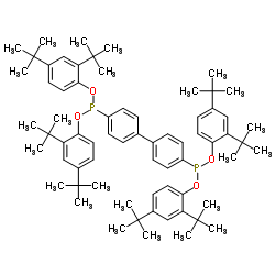 Structure of Tetrakis(2,4-di-tert-butylphenyl)-4,4’-biphenyldiphosphonite CAS 119345-01-6
