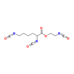 Structure of 2-Isocyanatoethyl 2,6-diisocyanatocaproate CAS 69878-18-8