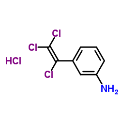 Structure of 3-(trichlorovinyl)anilinium chloride CAS 81972-27-2