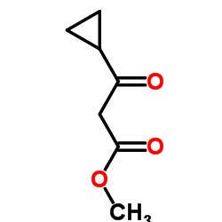 Structure of Methyl 3-cyclopropyl-3-oxopropionate CAS 32249-35-7