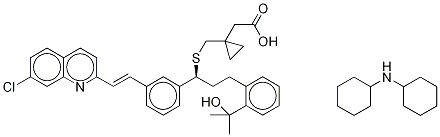 Structure of Montelukast Dicyclohexylamine Salt CAS 577953-88-9