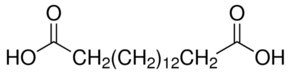 Structure of hexadecandioic acid CAS 505-54-4