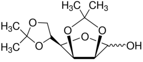 Structure of Diaceton-alpha-D-mannofuranose CAS 14131-84-1