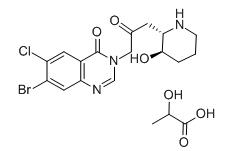 Structure of Halofuginon Lactate CAS 82186-71-8