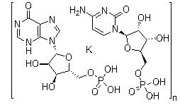 Structure of Polyinosinic-polycytidylic acid potassium salt CAS 31852-29-6