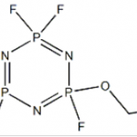 Structure of 2-Ethoxy-2,4,4,6,6-pentafluoro-1,3,5,2,4,6-triazatriphosphorine CAS 33027-66-6