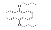 Structure of 9,10-Dibutoxyanthracene CAS 76275-14-4