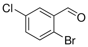 Structure of 2-Bromo-5-chlorobenzaldehyde CAS 174265-12-4