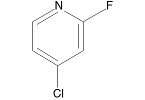 Structure of 4-Chloro-2-fluoropyridine CAS 34941-92-9