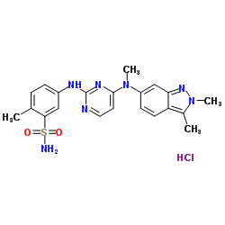 Structure of Pazopanib hydrochloride CAS 635702-64-6