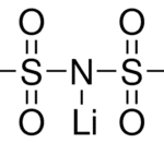 Structure of LiTFSI CAS 90076-65-6