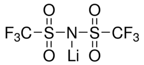Structure of LiTFSI CAS 90076-65-6